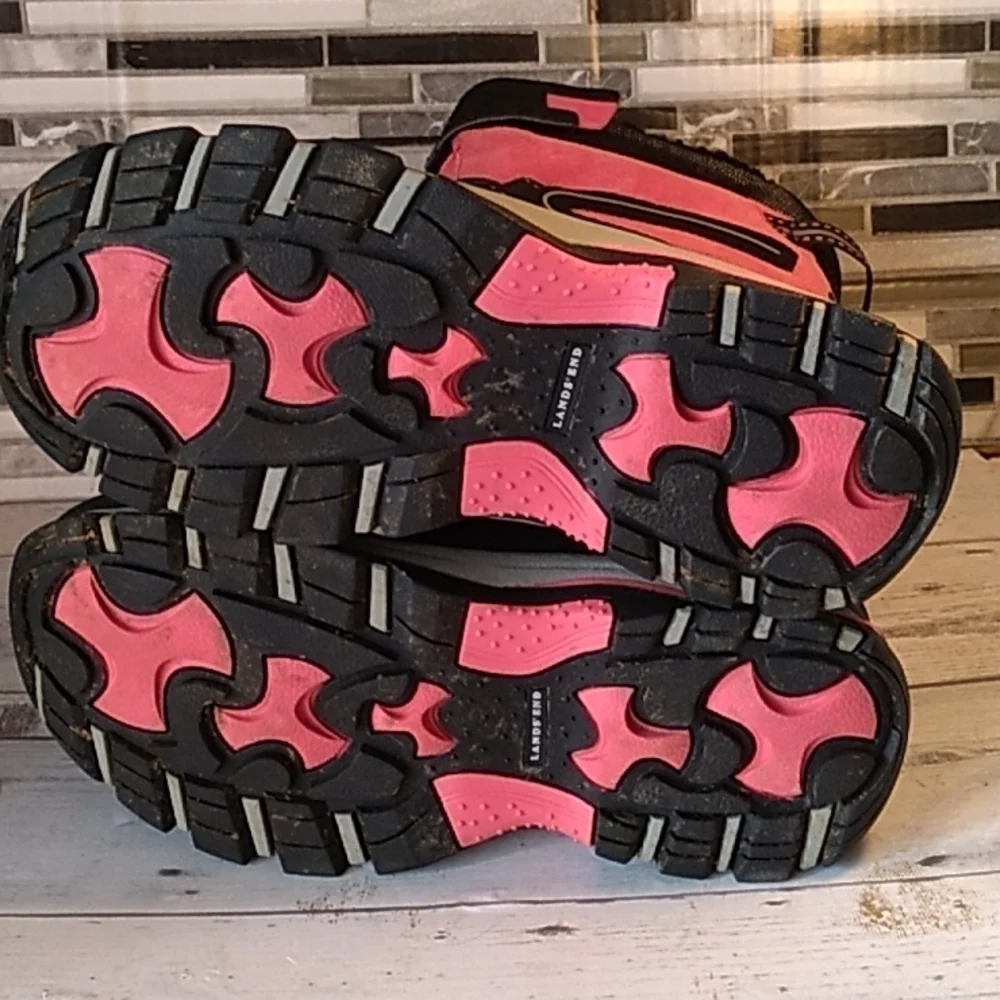 Lands End YTH snow tech boots 5 blossom pink 💗